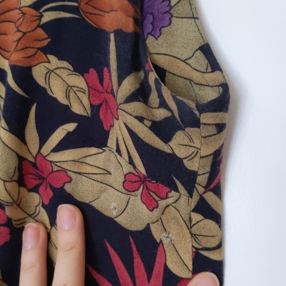 Vintage botanical patterned midi dress - Picture 4 of 8